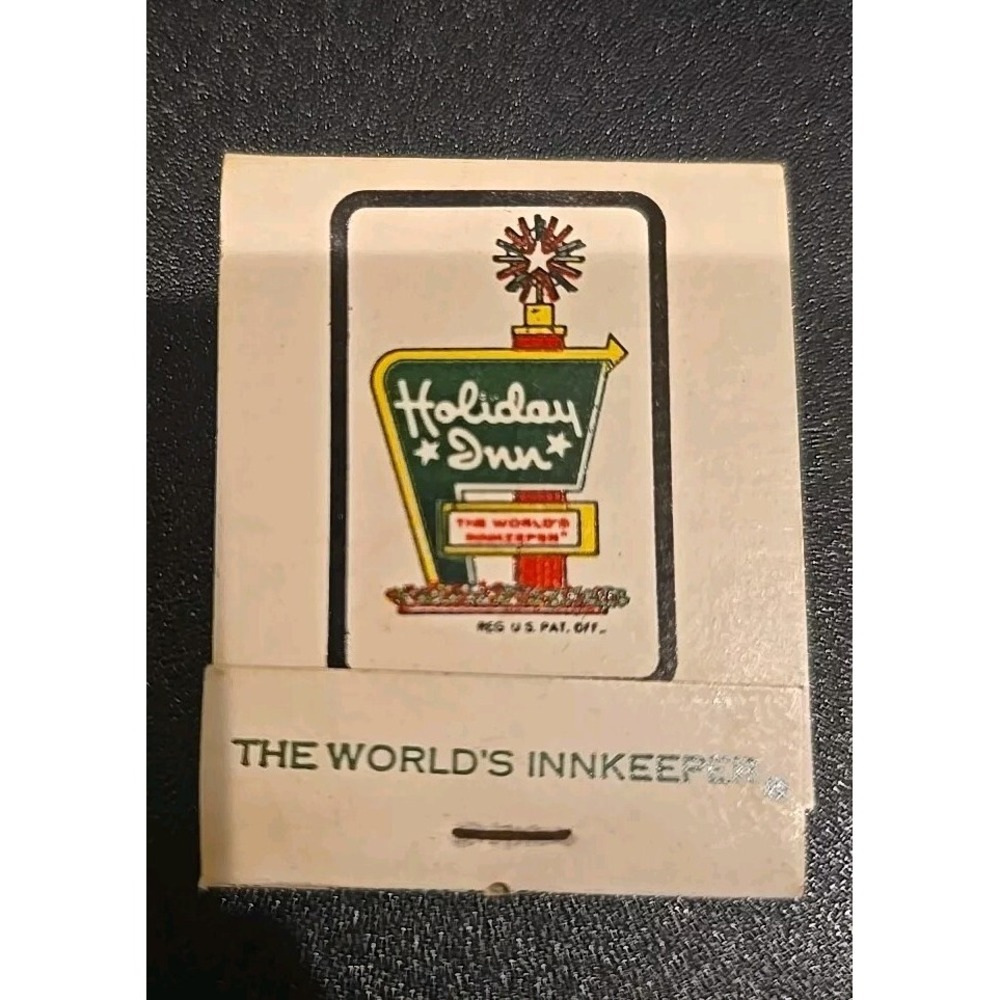 Vintage Holiday Inn Matchbook Holidex System Worlds Innkeeper Collectible